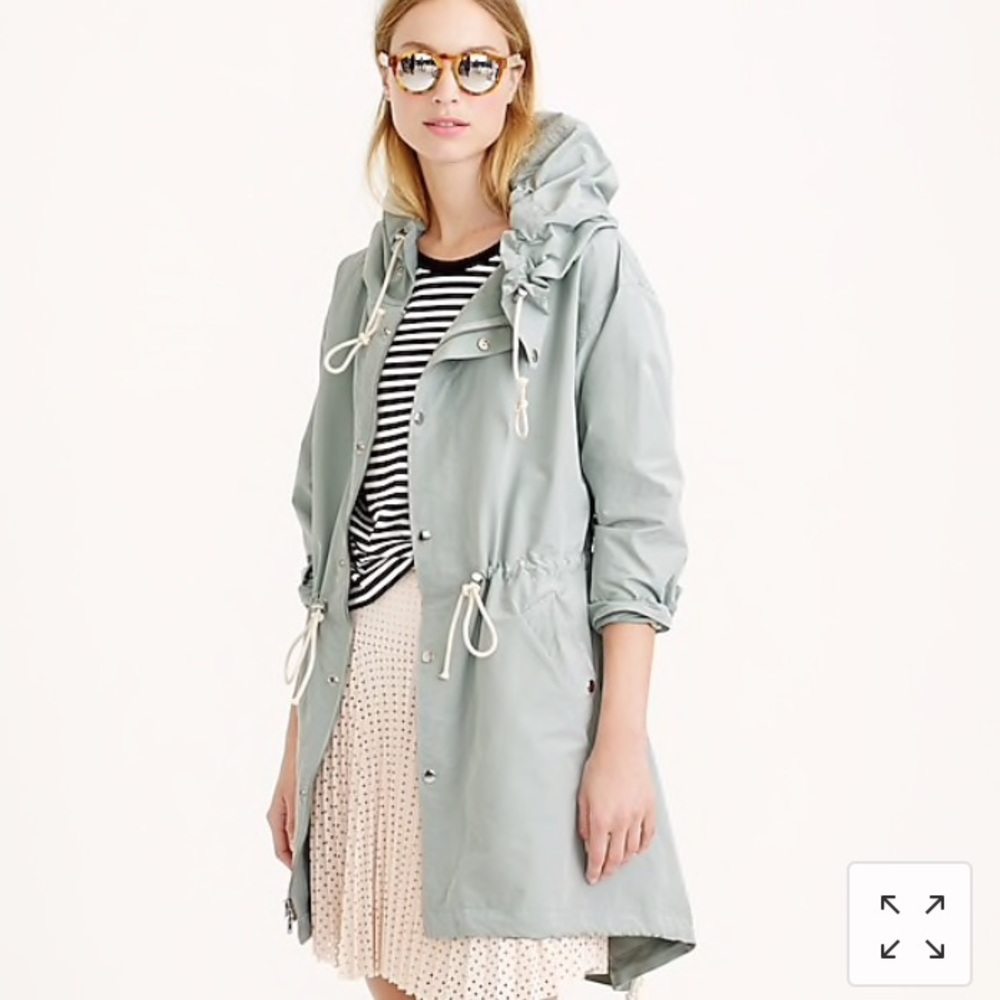 NWT J. Crew Fishtail Anorak Parka